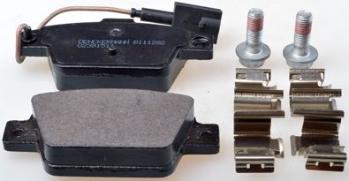 Brake Pad Set, disc brake DENCKERMANN B111282