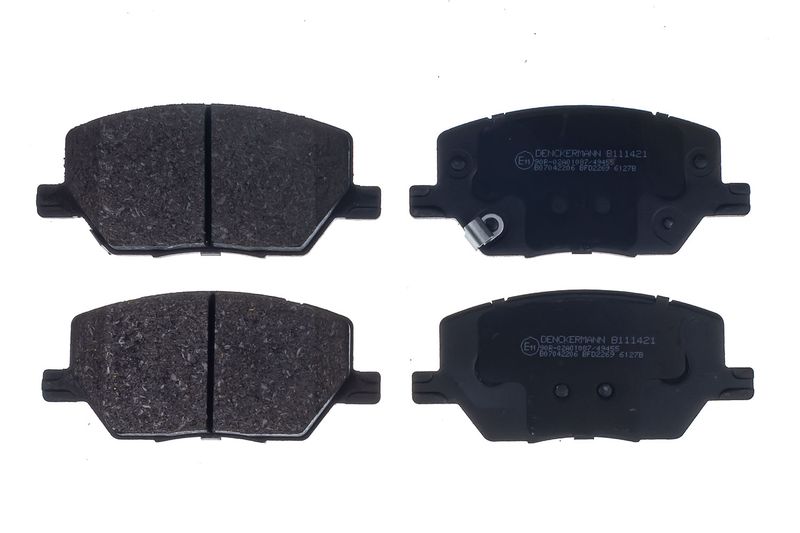 Brake Pad Set, disc brake DENCKERMANN B111421