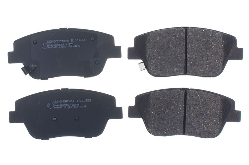 Brake Pad Set, disc brake DENCKERMANN B111433