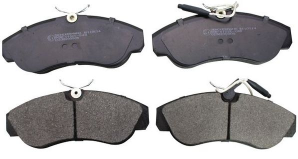 Brake Pad Set, disc brake DENCKERMANN B110114