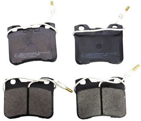 Brake Pad Set, disc brake DENCKERMANN B110116