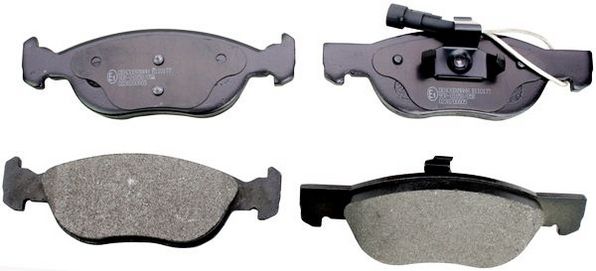 Brake Pad Set, disc brake DENCKERMANN B110177