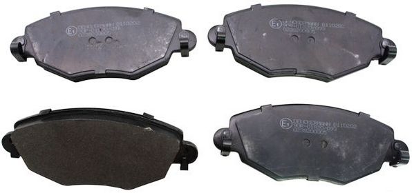 Brake Pad Set, disc brake DENCKERMANN B110202