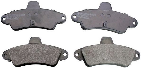 Brake Pad Set, disc brake DENCKERMANN B110205