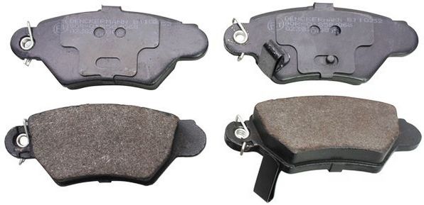 Brake Pad Set, disc brake DENCKERMANN B110252