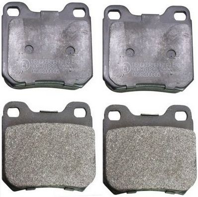 Brake Pad Set, disc brake DENCKERMANN B110253