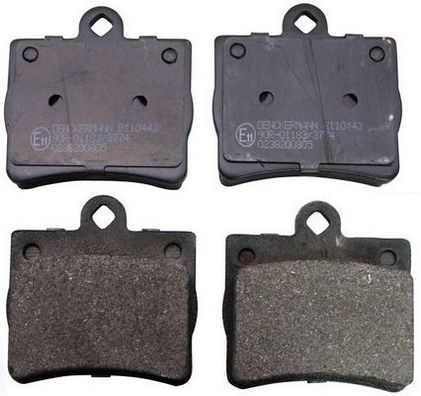 Brake Pad Set, disc brake DENCKERMANN B110443