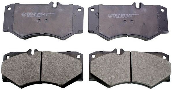 Brake Pad Set, disc brake DENCKERMANN B110458