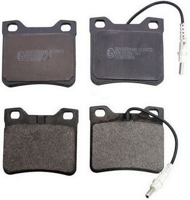 Brake Pad Set, disc brake DENCKERMANN B110472