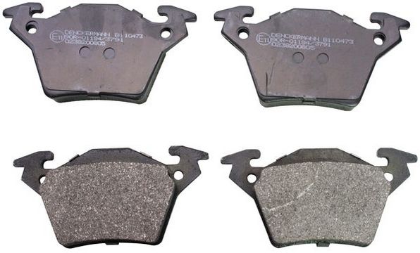 Brake Pad Set, disc brake DENCKERMANN B110473