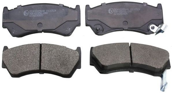 Brake Pad Set, disc brake DENCKERMANN B110524