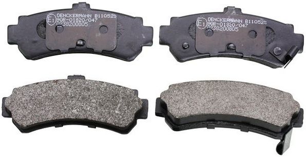 Brake Pad Set, disc brake DENCKERMANN B110525