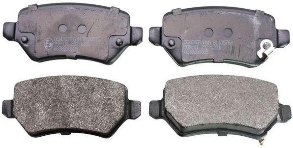 Brake Pad Set, disc brake DENCKERMANN B110576