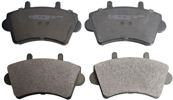 Brake Pad Set, disc brake DENCKERMANN B110582