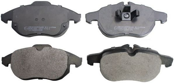 Brake Pad Set, disc brake DENCKERMANN B110584