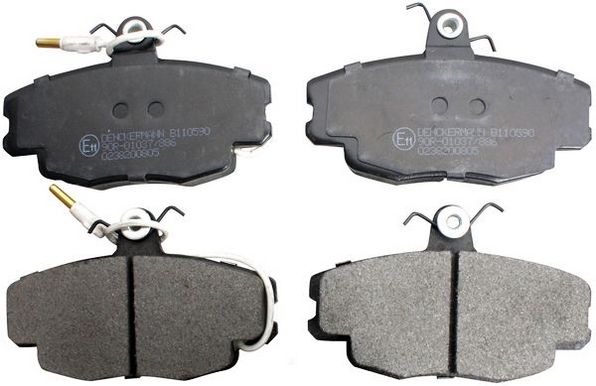 Brake Pad Set, disc brake DENCKERMANN B110590