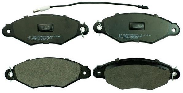 Brake Pad Set, disc brake DENCKERMANN B110648