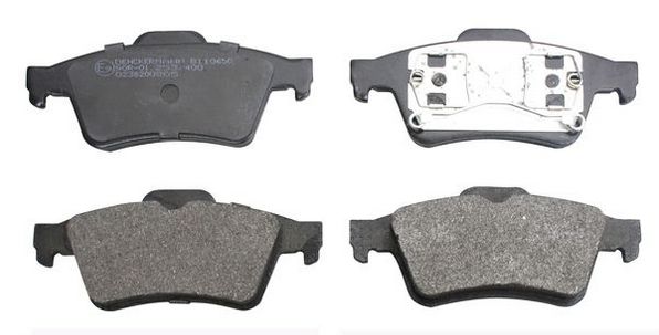 Brake Pad Set, disc brake DENCKERMANN B110650