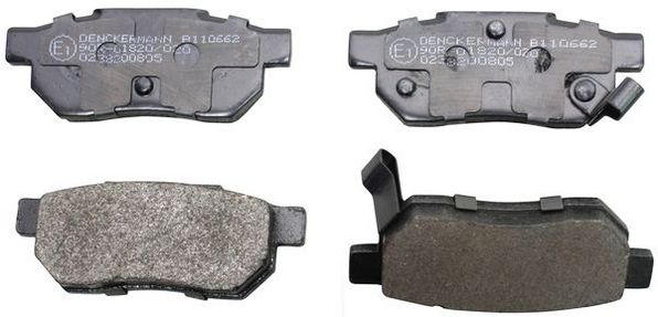 Brake Pad Set, disc brake DENCKERMANN B110662