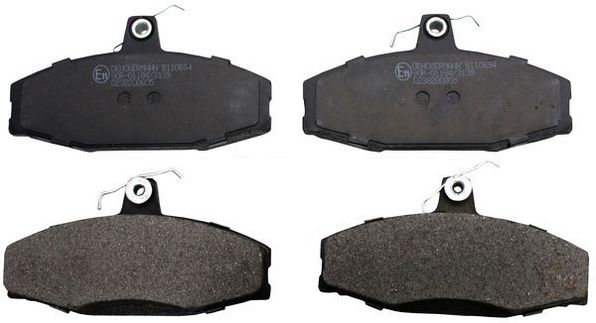 Brake Pad Set, disc brake DENCKERMANN B110694