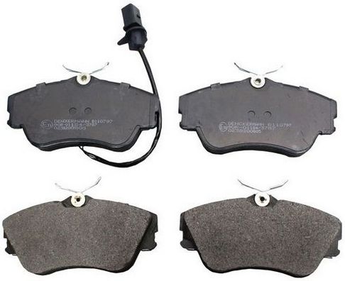 Brake Pad Set, disc brake DENCKERMANN B110797