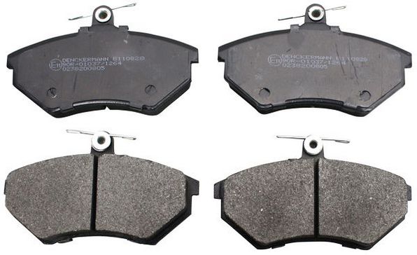 Brake Pad Set, disc brake DENCKERMANN B110828