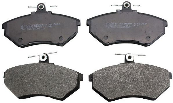 Brake Pad Set, disc brake DENCKERMANN B110834