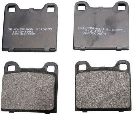 Brake Pad Set, disc brake DENCKERMANN B110835