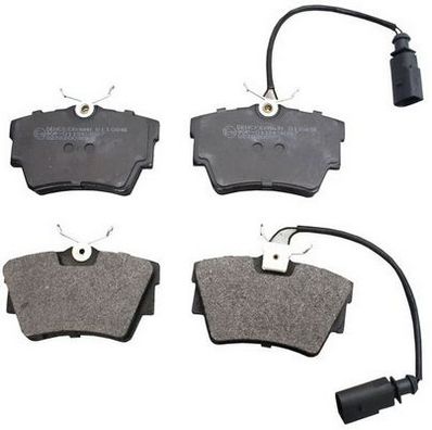 Brake Pad Set, disc brake DENCKERMANN B110846