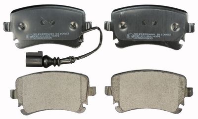 Brake Pad Set, disc brake DENCKERMANN B110853