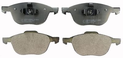 Brake Pad Set, disc brake DENCKERMANN B110855