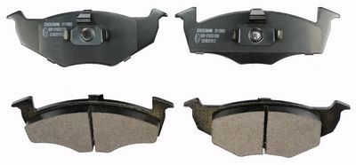 Brake Pad Set, disc brake DENCKERMANN B110866