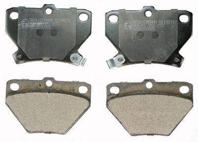 Brake Pad Set, disc brake DENCKERMANN B110871