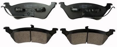 Brake Pad Set, disc brake DENCKERMANN B110874