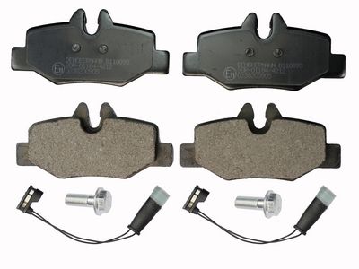 Brake Pad Set, disc brake DENCKERMANN B110893