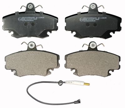 Brake Pad Set, disc brake DENCKERMANN B110905