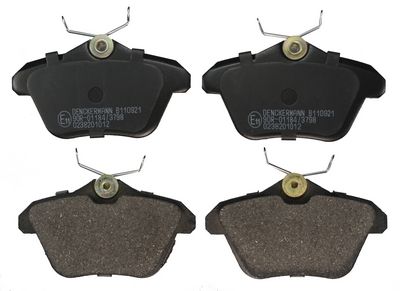 Brake Pad Set, disc brake DENCKERMANN B110921