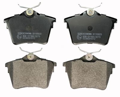 Brake Pad Set, disc brake DENCKERMANN B110923