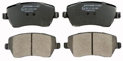 Brake Pad Set, disc brake DENCKERMANN B110927