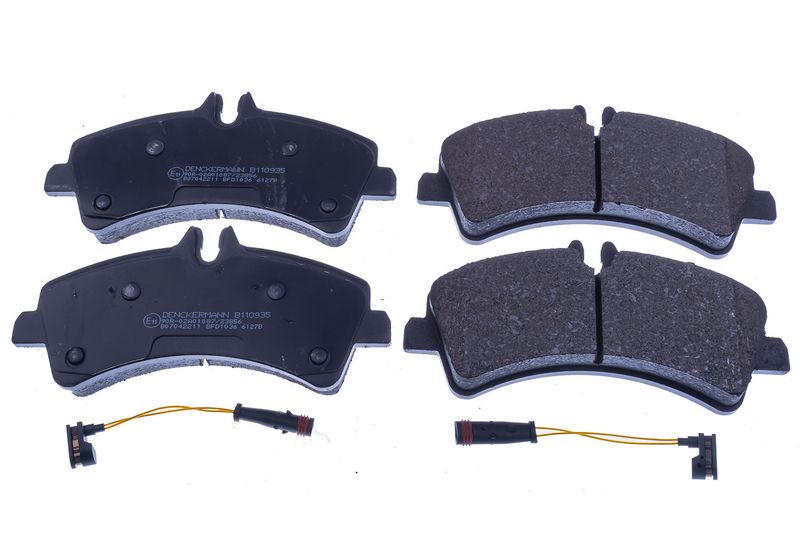 Brake Pad Set, disc brake DENCKERMANN B110935