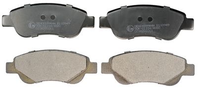 Brake Pad Set, disc brake DENCKERMANN B110949