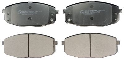 Brake Pad Set, disc brake DENCKERMANN B110952