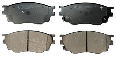 Brake Pad Set, disc brake DENCKERMANN B110966