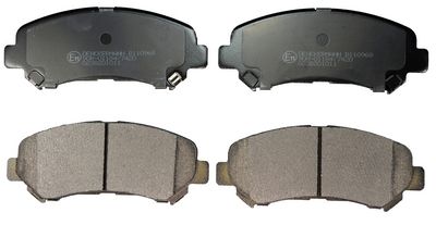 Brake Pad Set, disc brake DENCKERMANN B110968