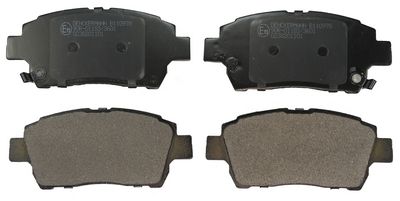 Brake Pad Set, disc brake DENCKERMANN B110978