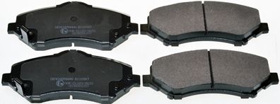 Brake Pad Set, disc brake DENCKERMANN B110987