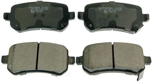 Brake Pad Set, disc brake DENCKERMANN B110989