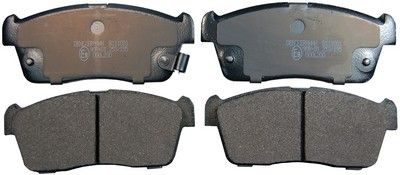 Brake Pad Set, disc brake DENCKERMANN B111001