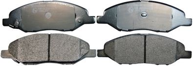 Brake Pad Set, disc brake DENCKERMANN B111006