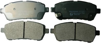 Brake Pad Set, disc brake DENCKERMANN B111011